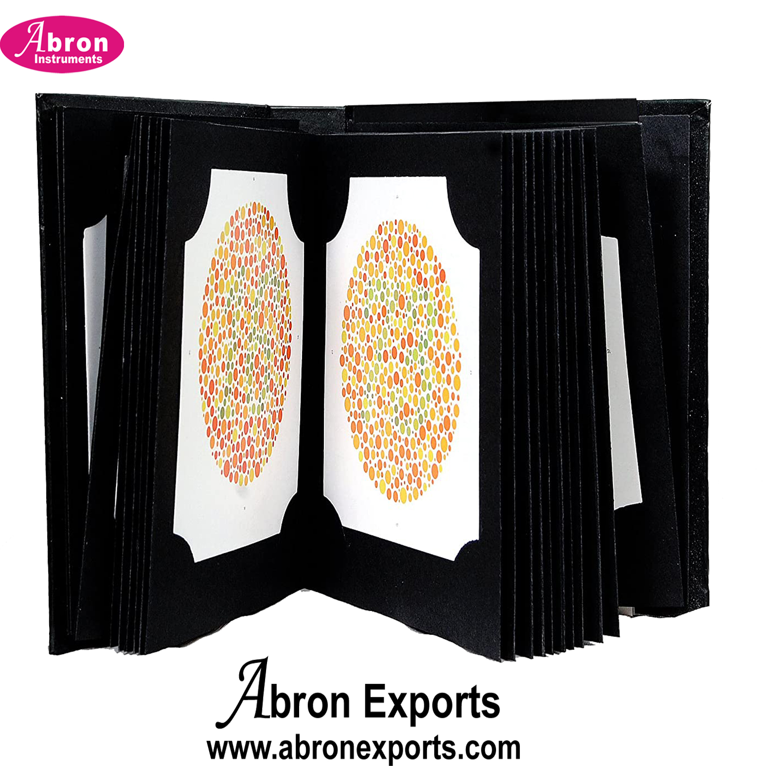 ENT Eye Testing chart for colour deficiency Ishihara colour blindness 38 plates Check Up  Medical Pharmacy Physiology Deptt Abron 10 Books ABM-1515BKC 